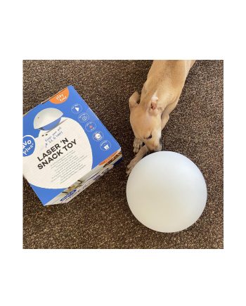 AKSESOAR ZA LJUBIMCA HRANILICA LASER SNACK TOY WHITE Duvoplus