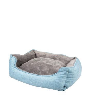 KREVET LEŽALJKA ZA PSA BED RECTANGULAR TWEED SKY S BLUE Duvoplus