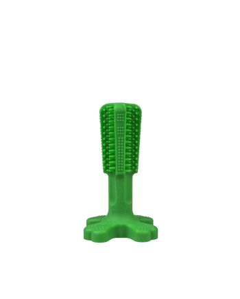 IGRAČKA GUMENA DENTA FUN CHEW `N PLAY BRUSH M GREEN Duvoplus