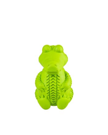 IGRAČKA GUMENA RUBBER SITTING CROCODILE GREEN Duvoplus