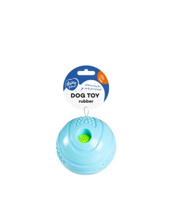 IGRAČKA GUMENA DENTA FUN ZVUČNA LOPTA RUBBER BULBY BALL BLUE Duvoplus
