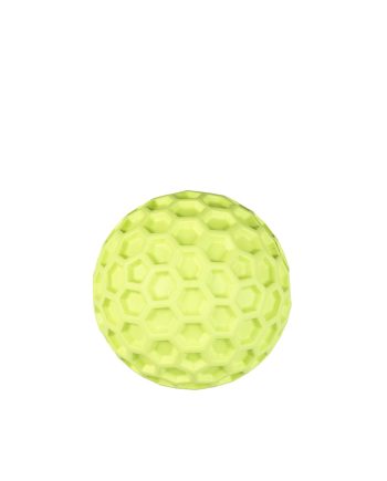 IGRAČKA GUMENA LOPTA HEXAGON YELLOW Duvoplus