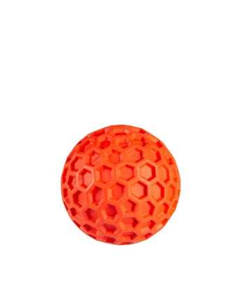 IGRAČKA GUMENA LOPTA HEXAGON RED Duvoplus