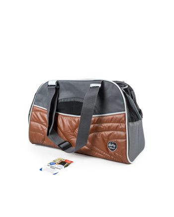 TORBA ZA LJUBIMCA PARIS PET BAG CARAMEL GRAY Duvoplus