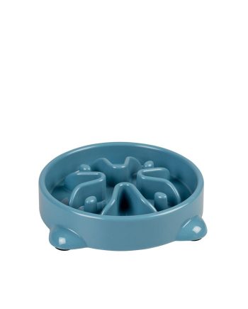 ČINIJA HRANILICA TACNA ZA HALAPLJIVE PSE SLOW DOWN FEEDER M BLUE Duvoplus