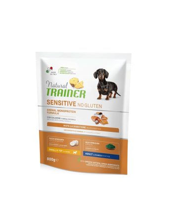 NT SUVA HRANA ZA PSE NO GLUTEN MINI ADULT 800G LOSOS Natural Trainer