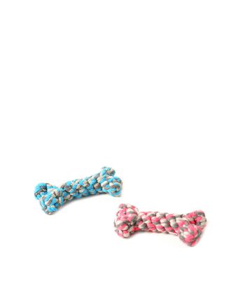 IGRAČKA KANAP KNOTTED COTTON STICK TPR BONE MC Duvoplus