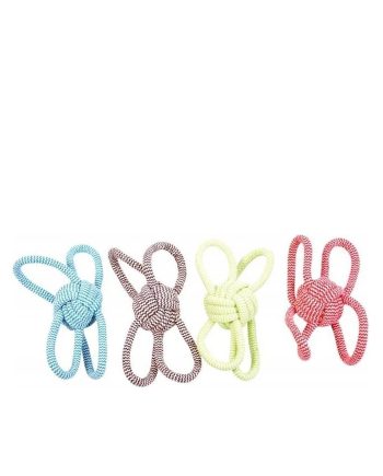 IGRAČKA KANAP SCOOBY KNOTTED COTTON BALL 4 LOOP MC Duvoplus