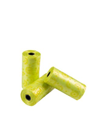 KESE ZA SKUPLJANJE IZMETA PASA POO BAGS SPICE LIME YELLOW Duvoplus