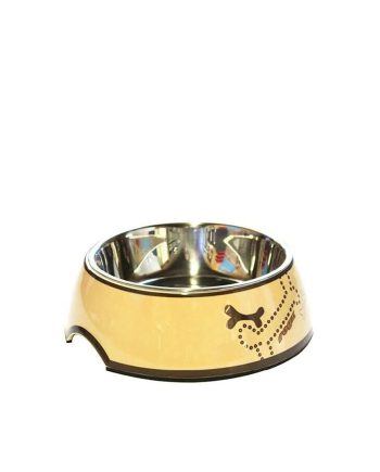 ČINIJA BUBBLE BONE BOWLZ MEDIUM YELLOW Rogz