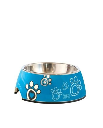 ČINIJA BUBBLE PAWS BOWLZ LARGE BLUE Rogz