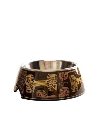 ČINIJA BUBBLE MOCHA BOWLZ LARGE BROWN Rogz