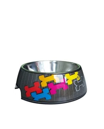 ČINIJA BUBBLE BONE BOWLZ LARGE BLACK Rogz