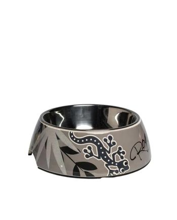 ČINIJA BUBBLE GECKO BOWLZ LARGE SILVER GRAY Rogz