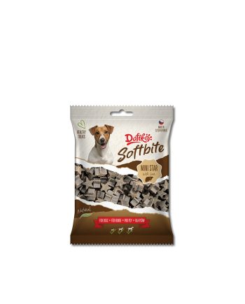 POSLASTICA ZA PSA SOFTBITE MINI STAR WITH LIVER 150G Dafiko