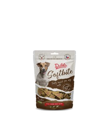 POSLASTICA ZA PSA SOFTBITE FILLED TRIANGLE ŠUNKA 150G Dafiko